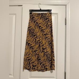 Madewell slip midi skirt